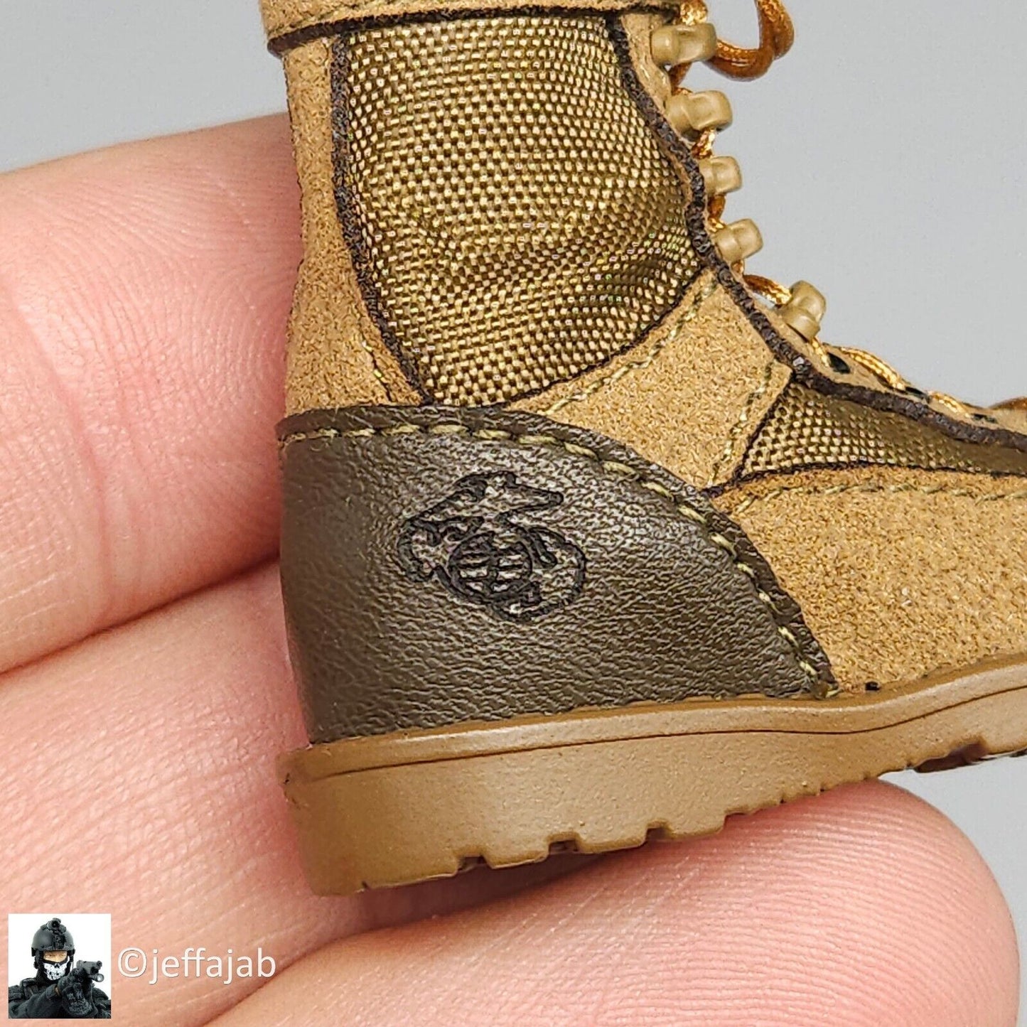 1:6 scale Easy & Simple USMC 26th MEU RAT Boots (Peg Type) for 12" Figures