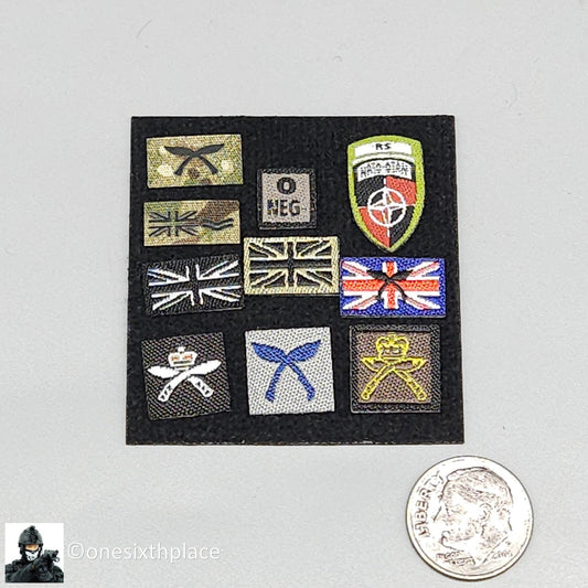 1:6 scale Easy & Simple British Army Brigade of Gurkhas Patches Set 12" Figures