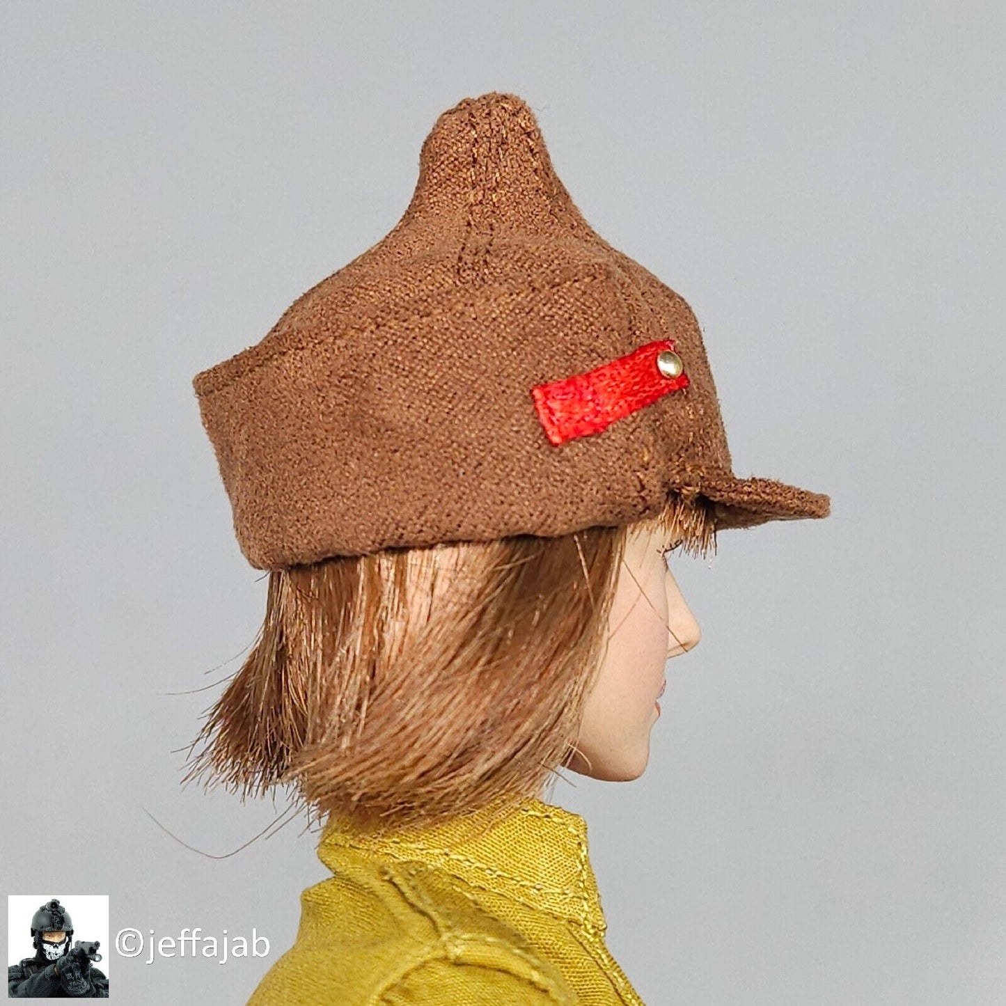 1:6 Flagset Female Red Alert Soviet Tank Lt Galina M36 Winter Hat for 12" Figure