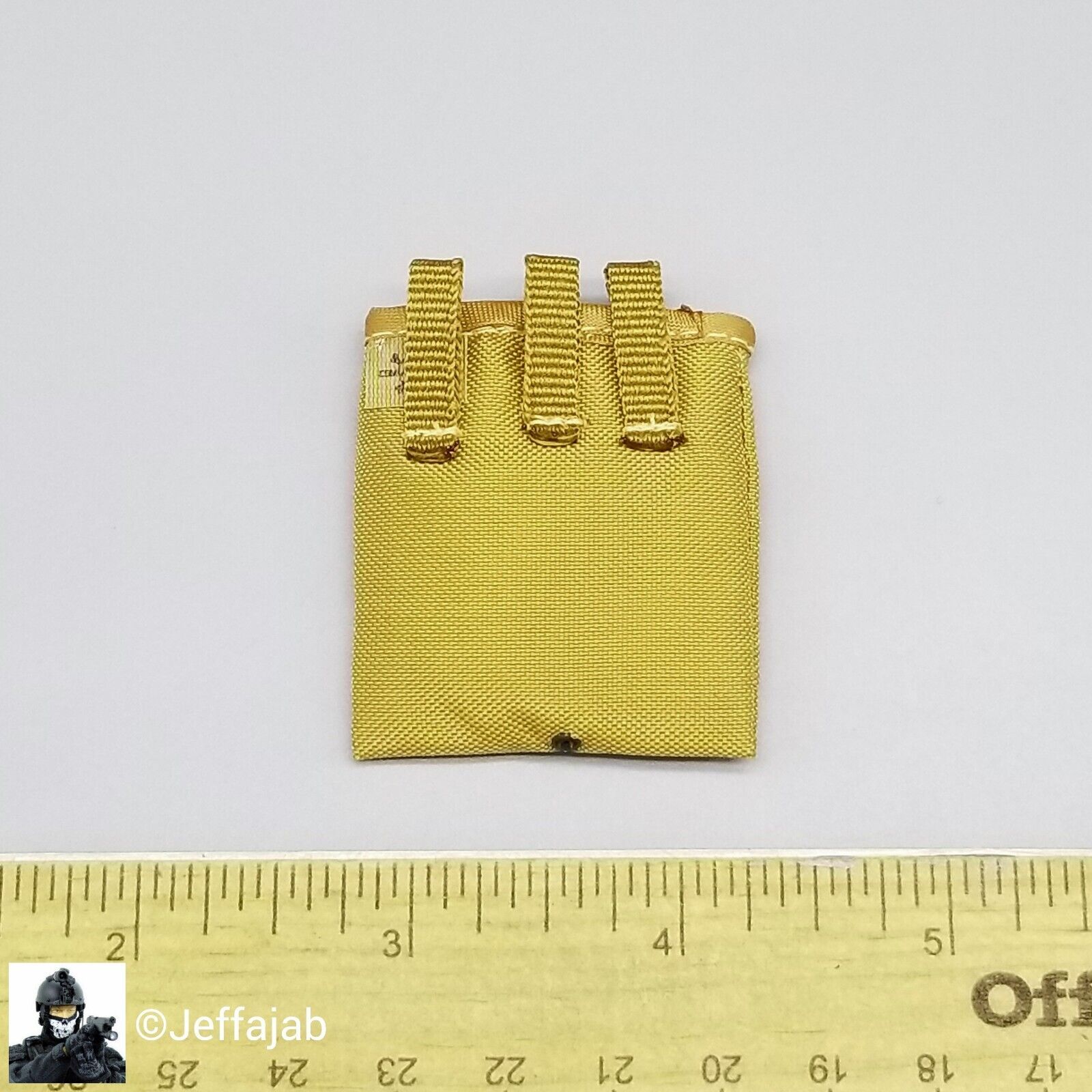 1:6 Toy Soldier Coyote Tan Dump Belt Pouch for 12" GI Joe Dragon SEAL PMC