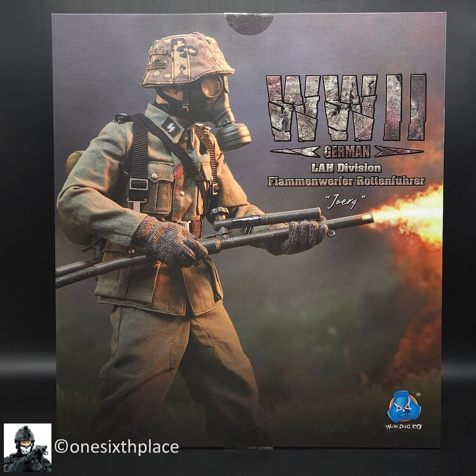 1:6 scale DiD WWII German LAH Division Heer Flammenwerfer Gefreiter Joerg