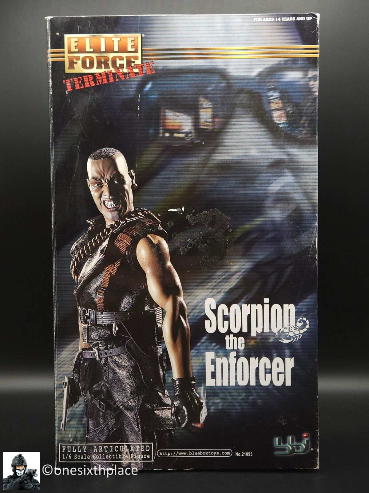 1:6 BBI Elite Force Terminate "Scorpion the Enforcer" 12" Action Figure Villain