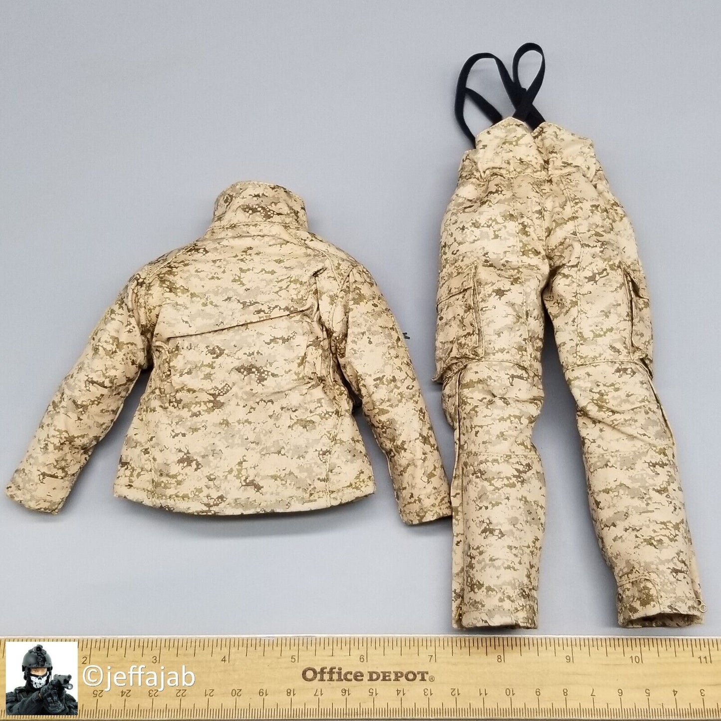 1:6 Easy & Simple Recce Element AOR1 Camo PCU Winter Uniform Set for 12" Figures