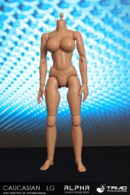 1:6 Triad Toys Caucasian Alpha Headless Large Bust Female Body for 12" Figures