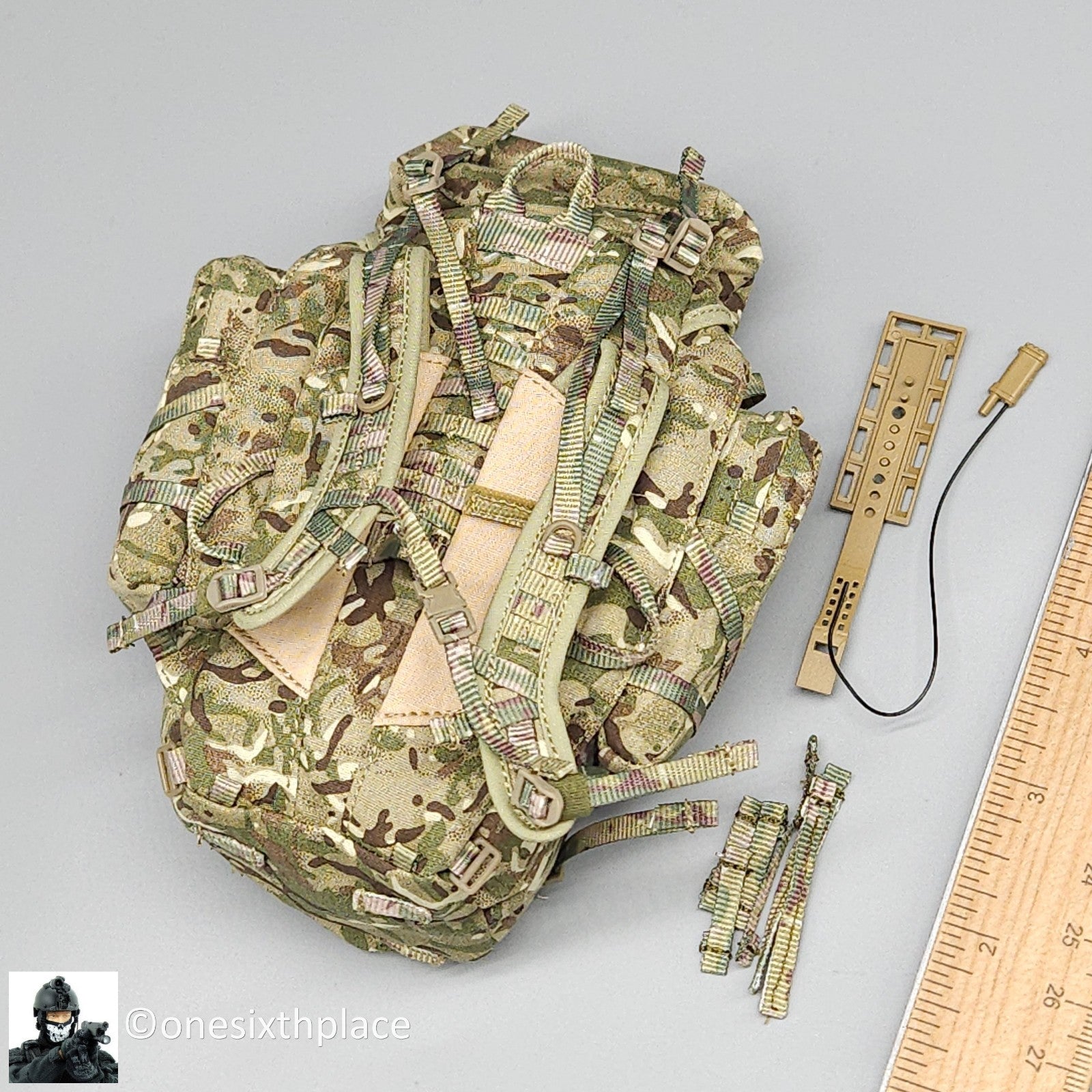 1:6 scale Easy & Simple British Army Brigade of Gurkhas MTP Camo 90L Backpack
