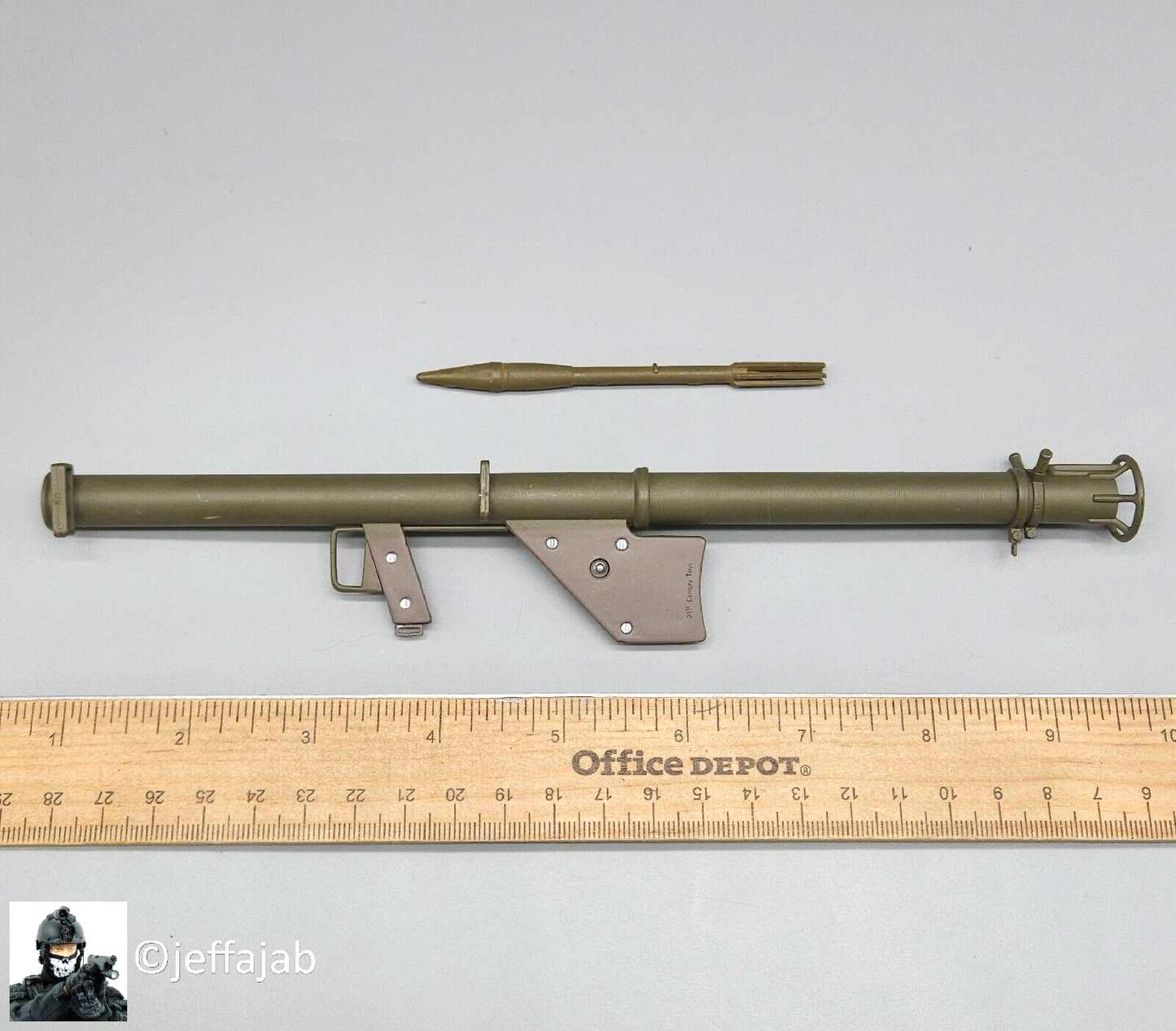 1:6 scale Ultimate Soldier WWII US M1 Bazooka w/ Rocket for 12" Figures