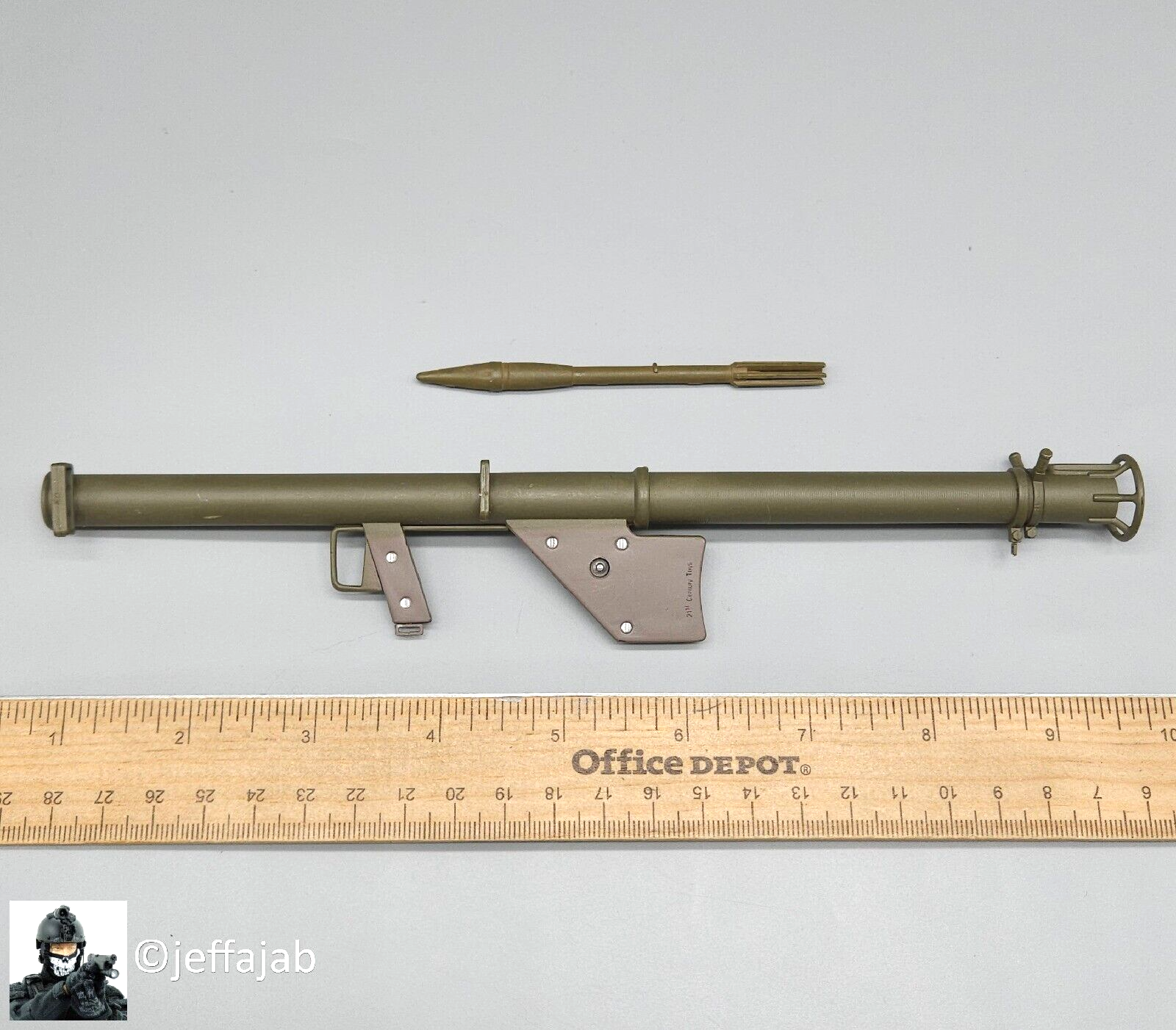 1:6 scale Ultimate Soldier WWII US M1 Bazooka w/ Rocket for 12" Figures