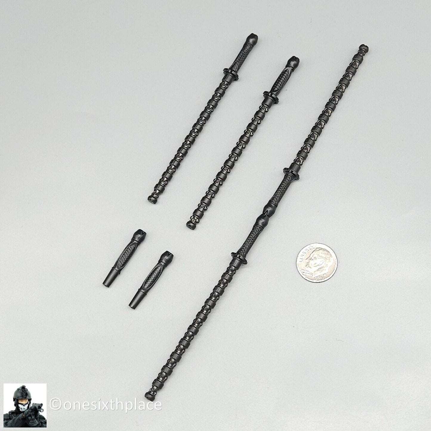 1:6 scale Hot Toys Avengers Endgame Black Widow Batons Set for 12" Figures