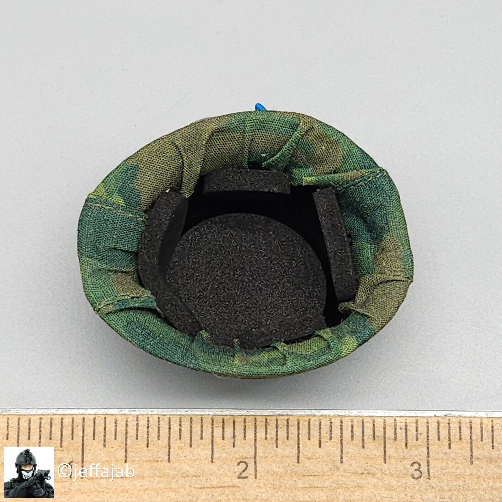 1:6 scale DJ Custom Forrest Gump in Vietnam Helmet w/ Toothbrush for 12" Figures