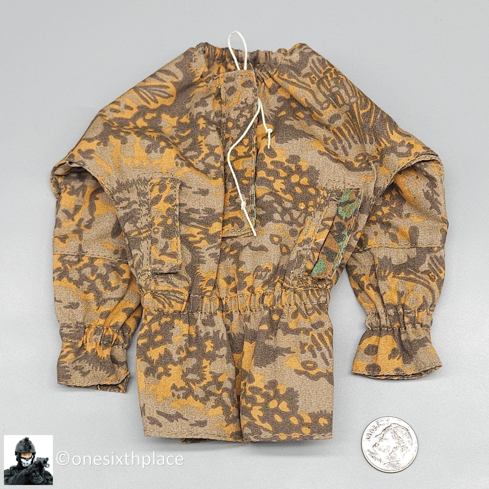 1:6 scale Dragon WWII German Elite Officer Palm Leaf Camo Smock #2 12" Figures