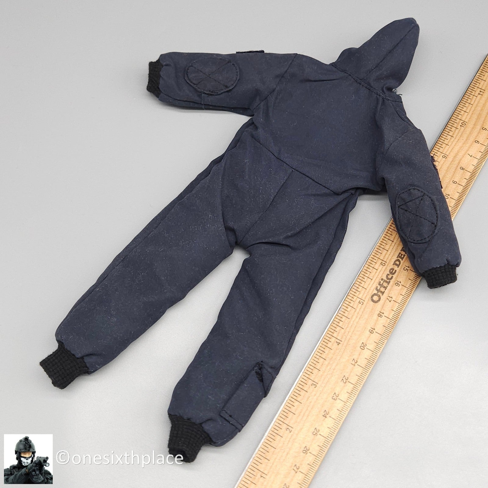 1:6 scale BBI British SAS Clark Blue Tactical Jumpsuit Uniform for 12" Figures