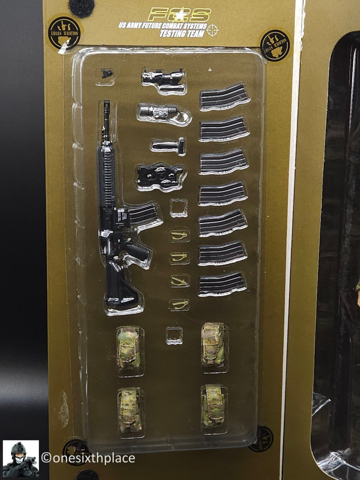 1:6 scale Soldier Story US Army FCS Testing Team Multicam Version 12" Figure