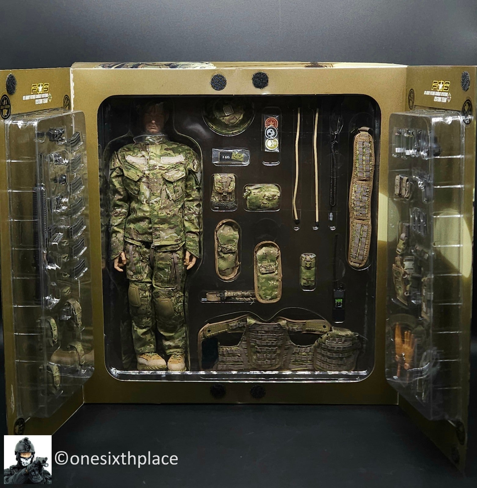 1:6 scale Soldier Story US Army FCS Testing Team Multicam Version 12" Figure