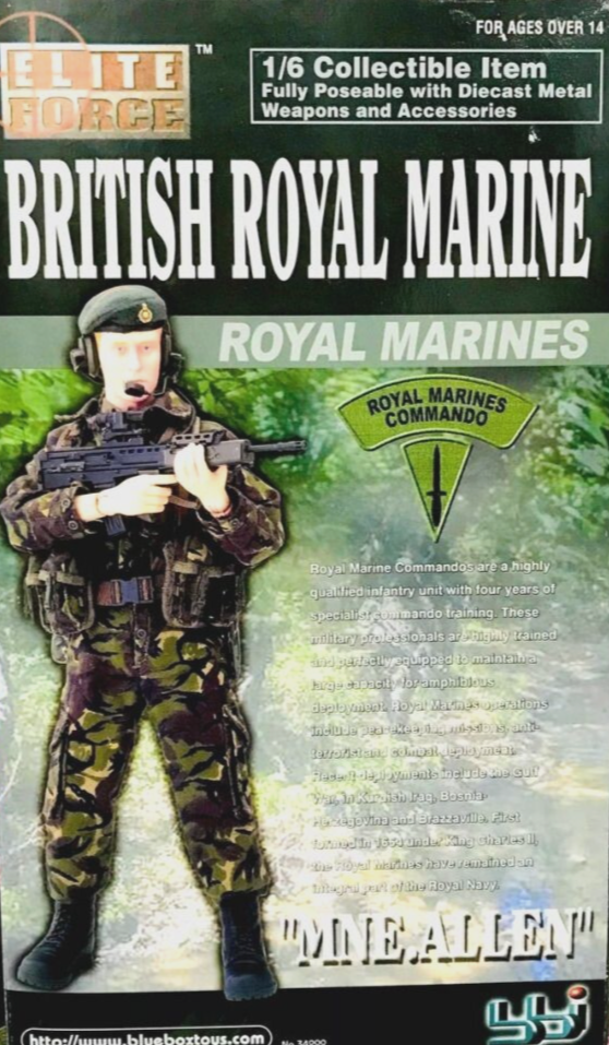 1:6 scale BBI British Royal Marines Allen Radio Headset for 12" Figures