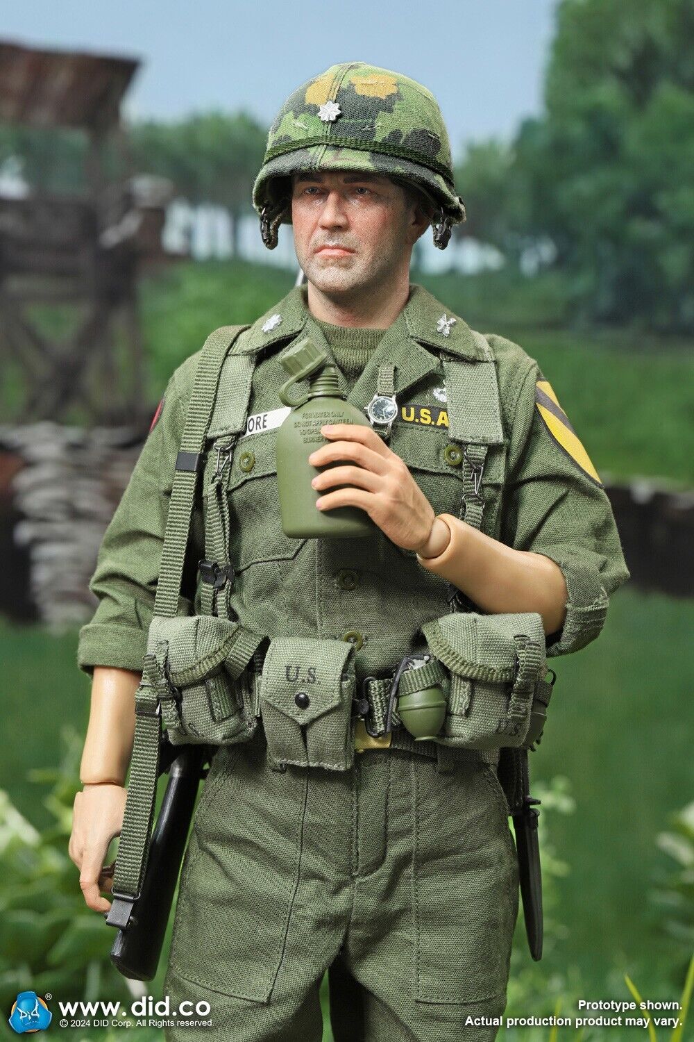1:6 scale DiD Vietnam War U.S.  Army Lt. Col. Moore 12" Action Figure V80174