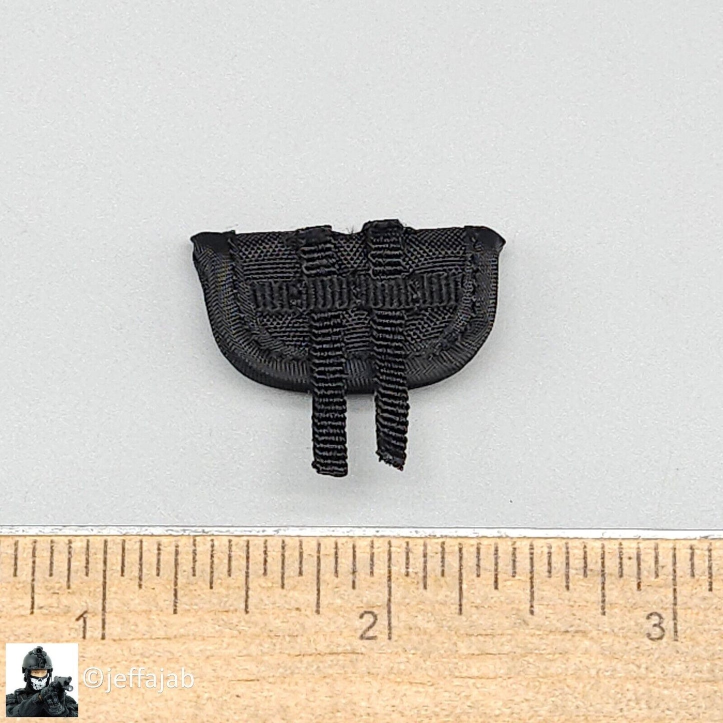 1:6 KSToys Doomsday Guardian Black Small Folding Pouch for 12" Figures