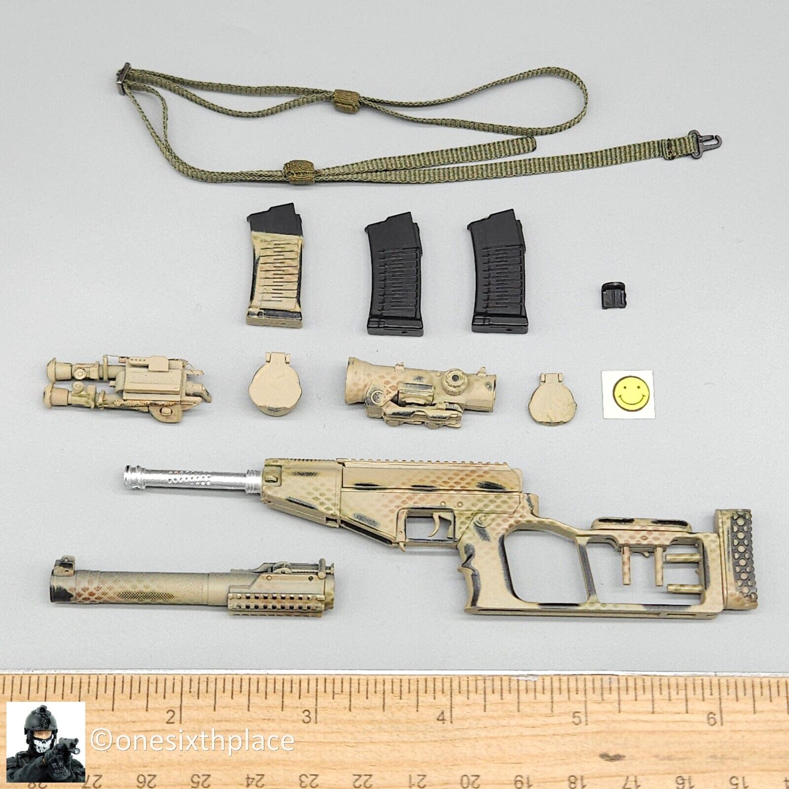 1:6 Easy Simple Russian 561st Emergency Rescue Syria 2018 VSSM Sniper Rifle