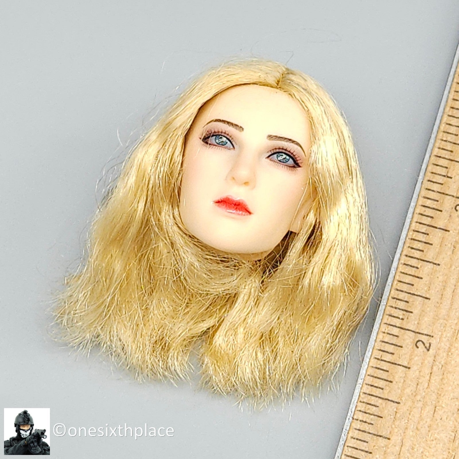 1:6 TBLeague PL2022-202B Hell’s Messenger Silver Female Head Sculpt 12" Figures