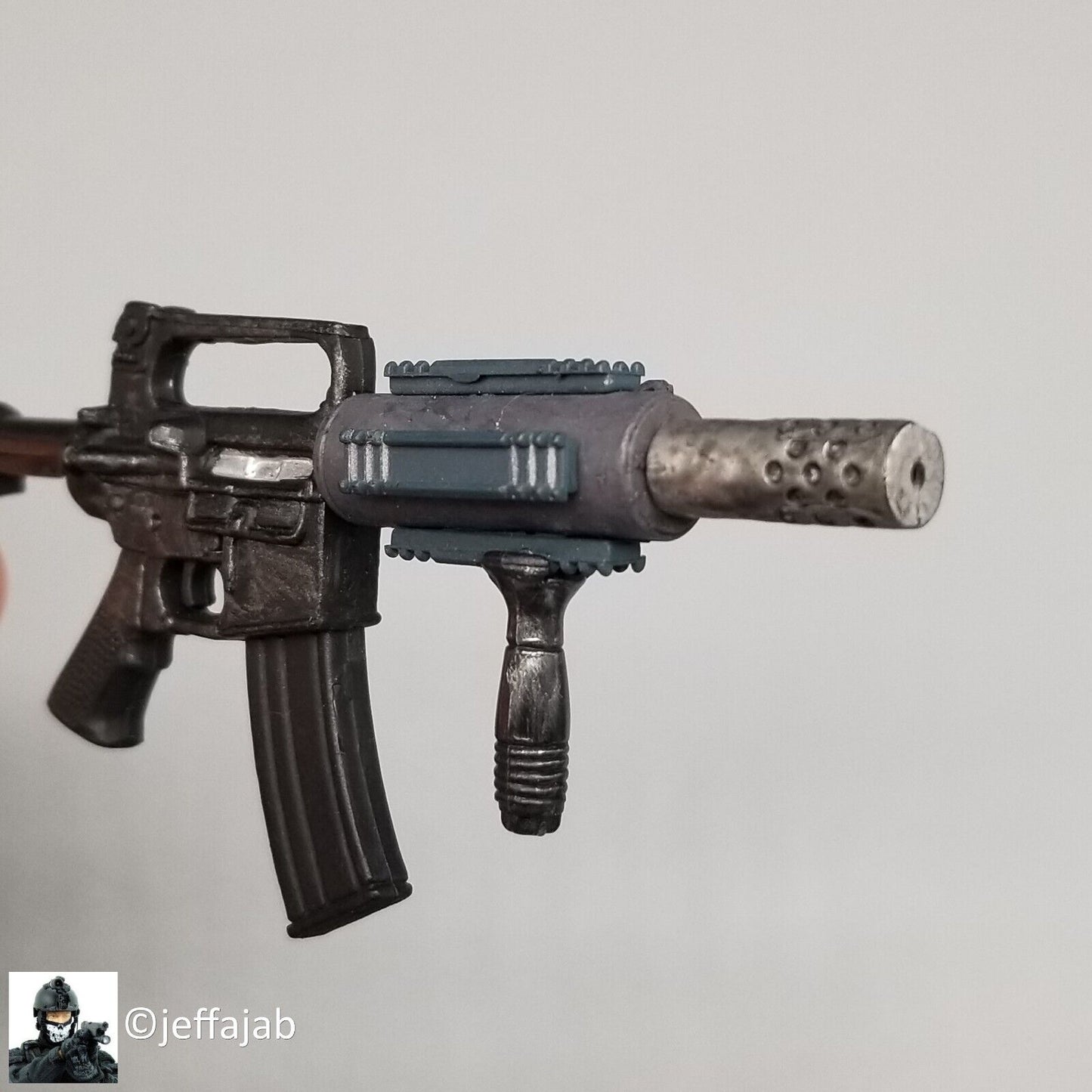 1:6 Ultimate Soldier M16 Rifle w/ Suppressor for 12" GI Joe BBI Dragon