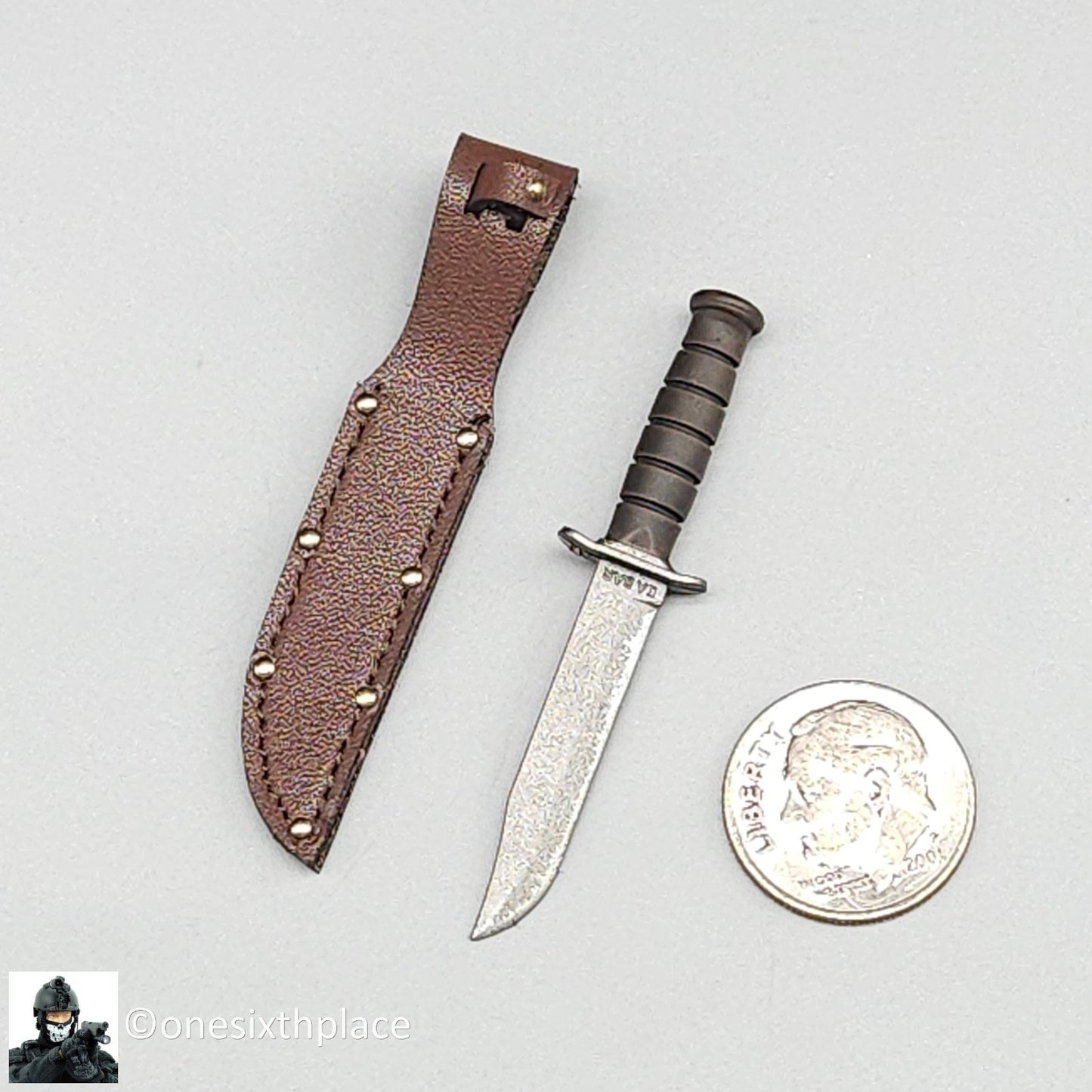 1:6 Facepool WWII USMC Snafu KA-BAR Knife for 12" Figures