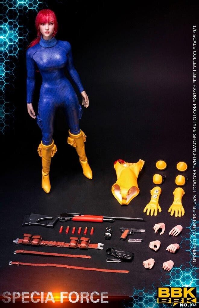 1:6 scale BBK Female Special Force Scarlett Shotgun for 12" Figures