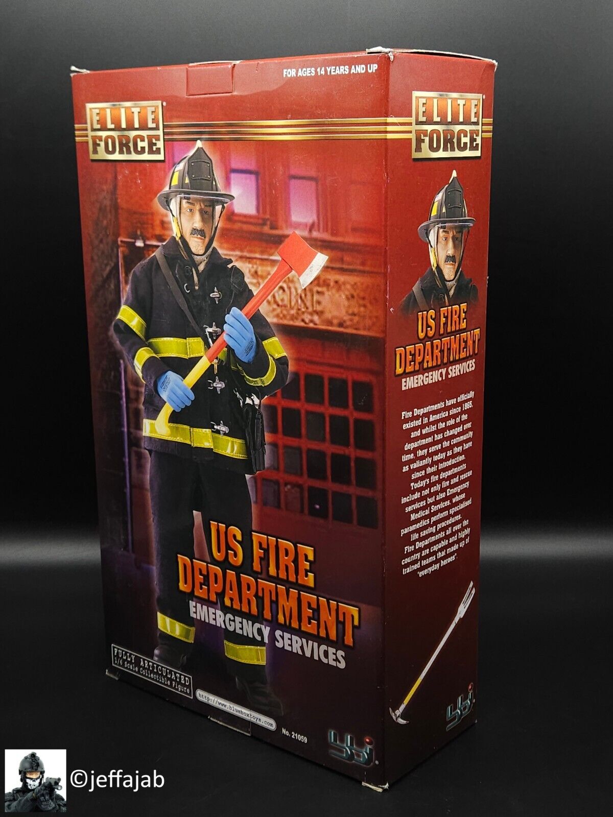 1:6 scale BBI Elite Force US Fire Department Emergency Service 12" Action Figure