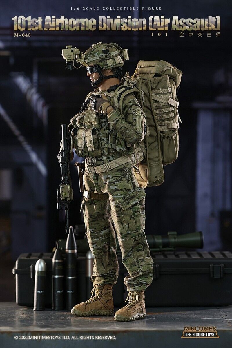 1:6 Mini Times 101st Airborne Div Multicam OCP Combat Uniform for 12" Figures