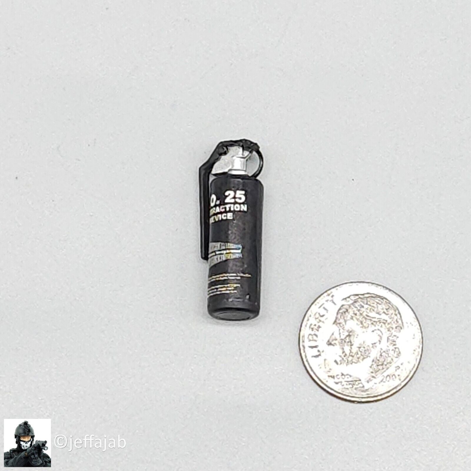 1:6 scale BBI Terminate Lucifer No 25 Flashbang Grenade for 12" Figures SWAT