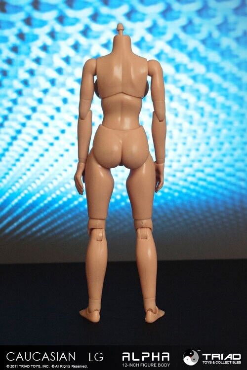 1:6 Triad Toys Caucasian Alpha Headless Large Bust Female Body for 12" Figures