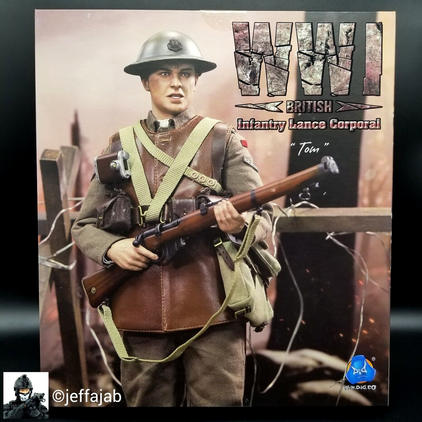 1:6 scale DiD WWI British infantry Lance Corporal Tom 12" Action Figure B11013