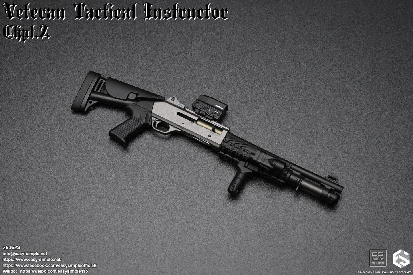 1:6 Easy & Simple Veteran Tactical Instructor Chapter II Special Shotgun & Sling