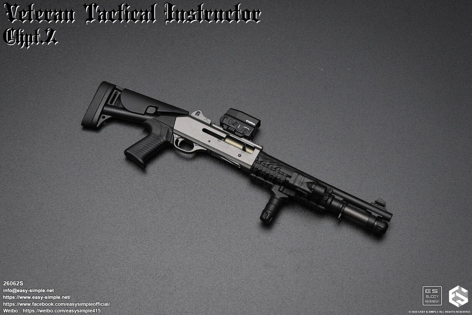 1:6 Easy & Simple Veteran Tactical Instructor Chapter II Special Shotgun & Sling
