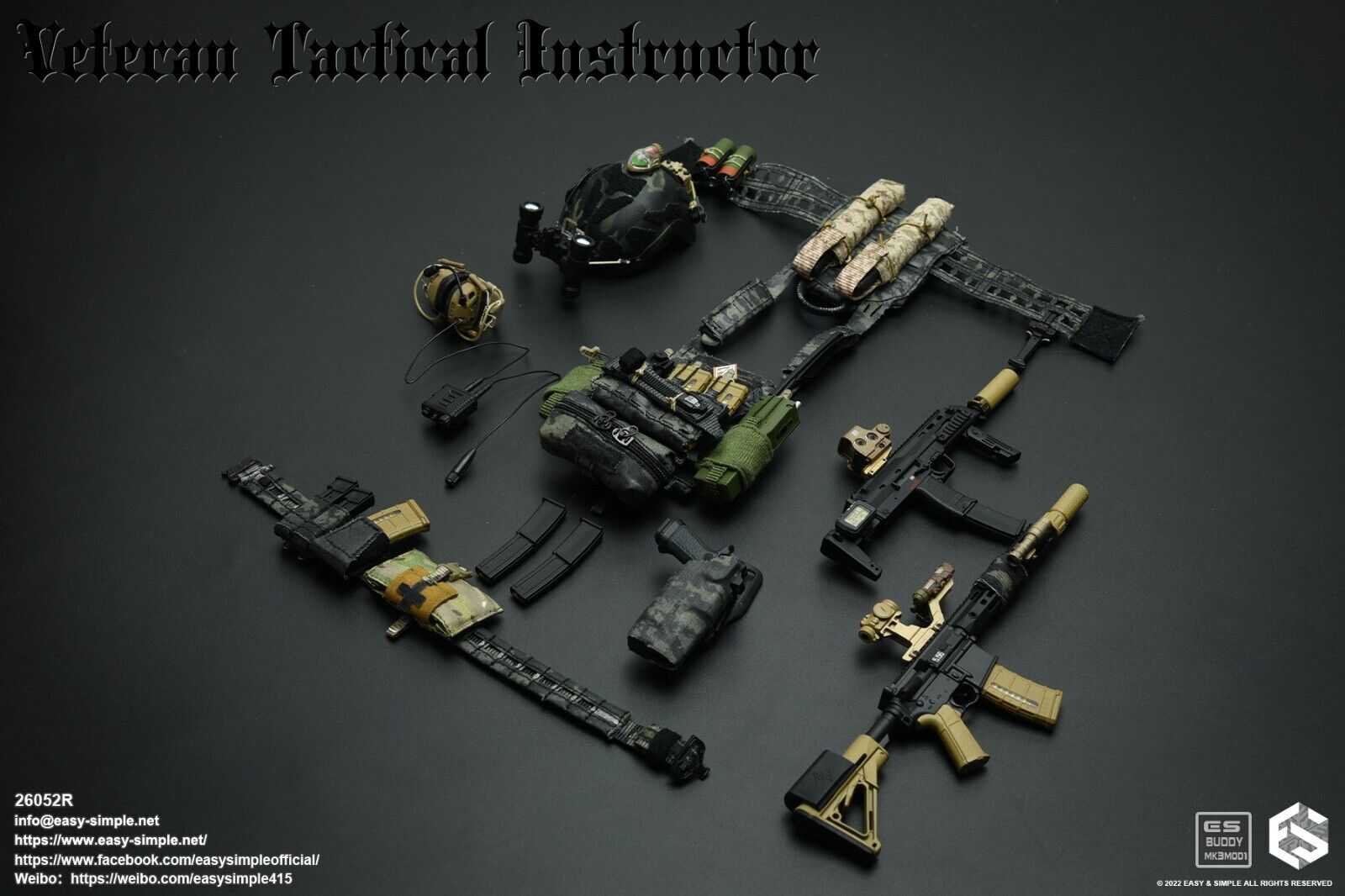 1:6 Easy & Simple Veteran Tactical Instructor C4 Breaching Explosives Set 12"