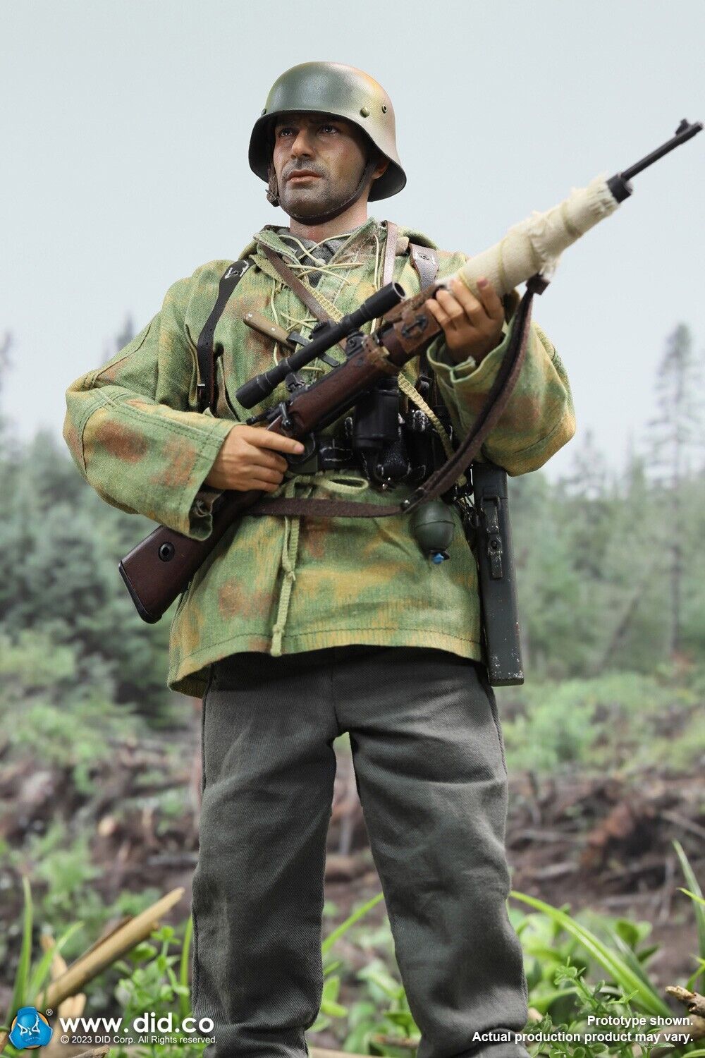 1:6 Scale DiD WWII German Wehrmacht Heer Sniper Wolfgang 12" Figure D80163