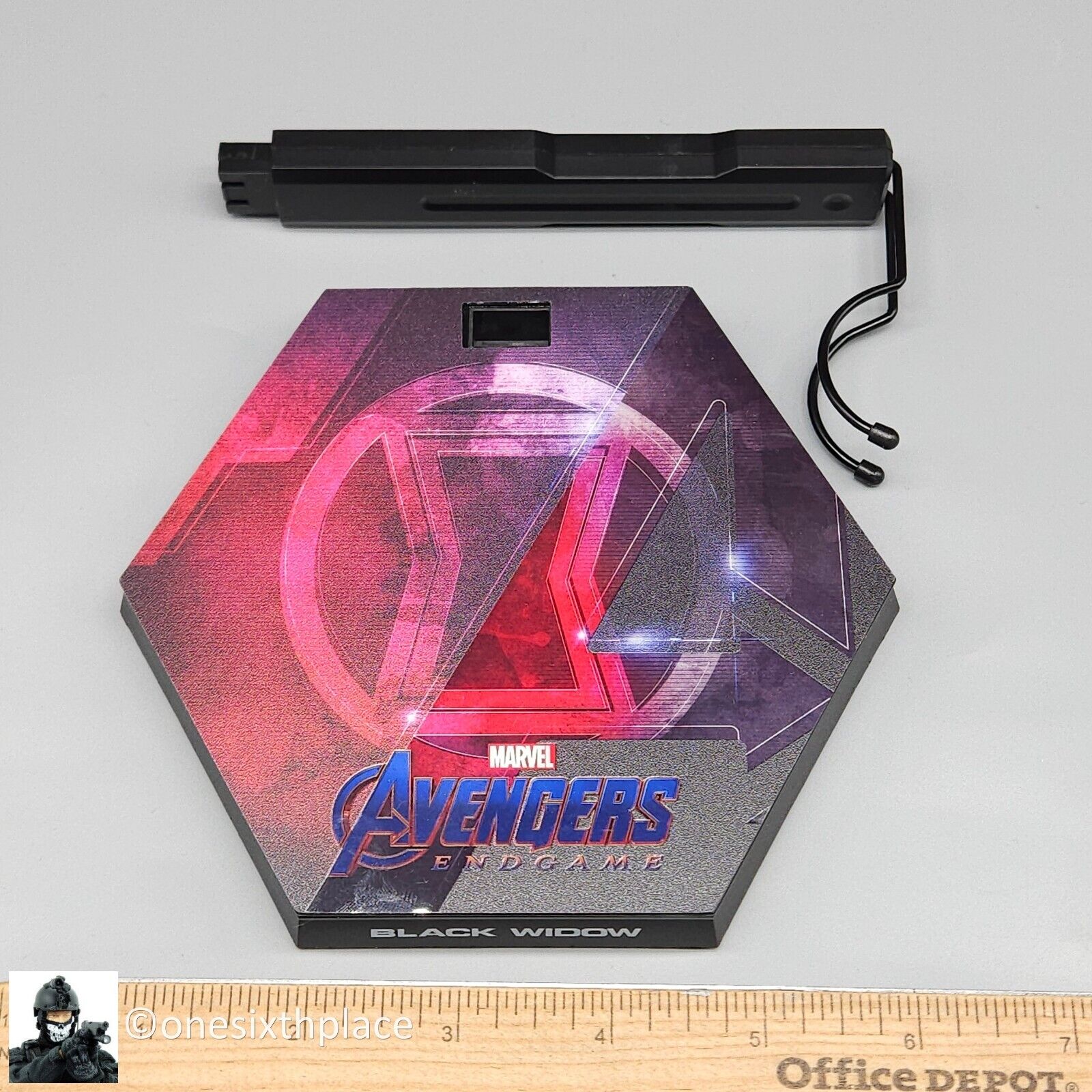 1:6 scale Hot Toys Avengers Endgame Black Widow Display Stand for 12" Figures