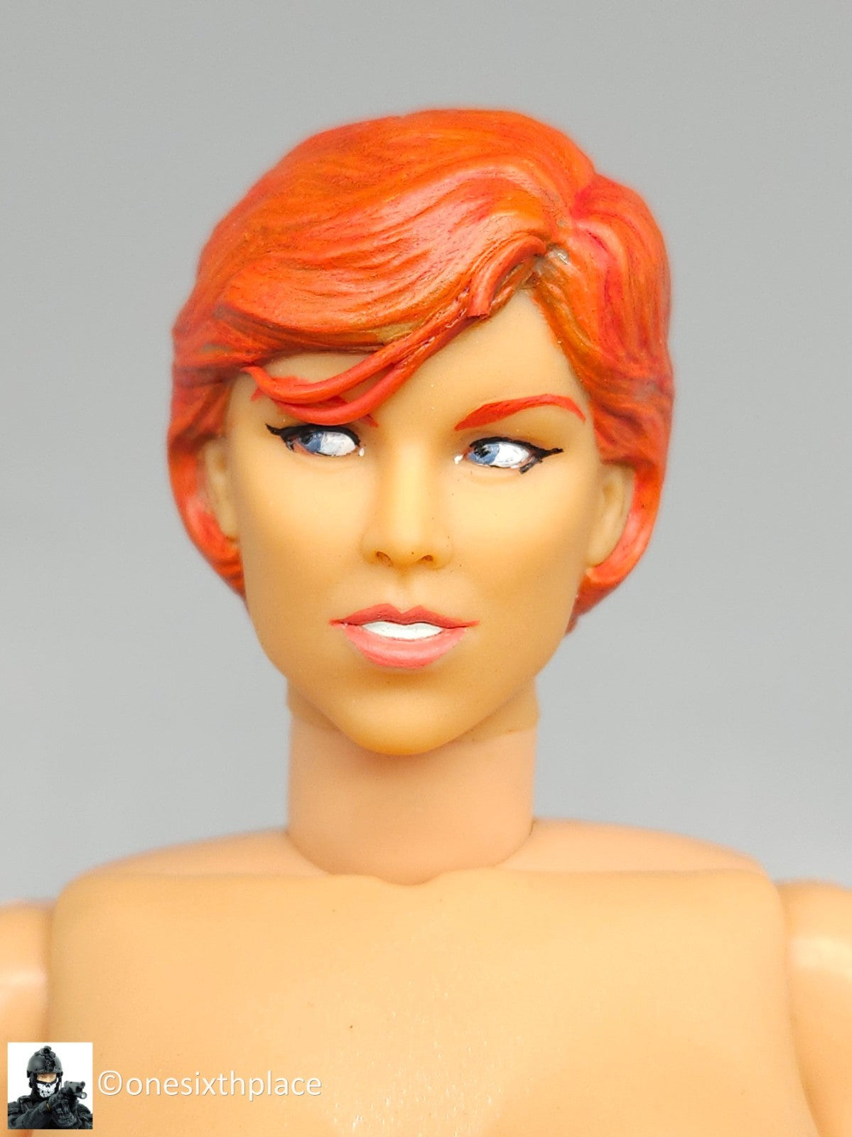 1:6 Mike T Cherry Custom GI Jane Female Body with Enhanced Bust Hair & Makeup