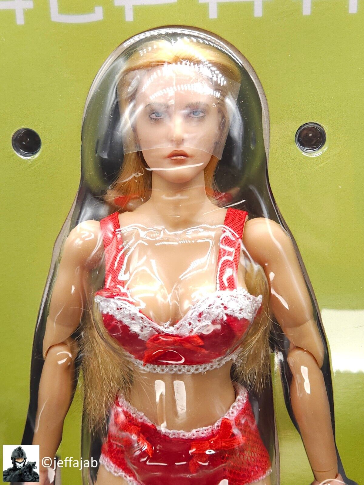1:6 Triad Toys Alpha Caucasian Body w/ Blond Hair Head Sculpt for 12" Figures