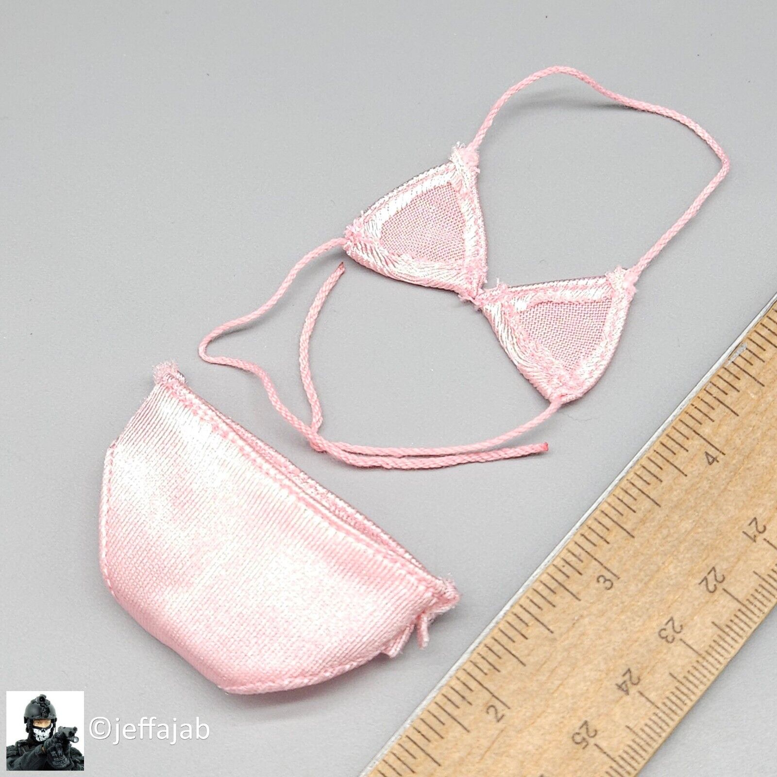 1:6 Triad Toys Otaku 1.0 Female Pink Bikini Top & Bottom for 12" Figures