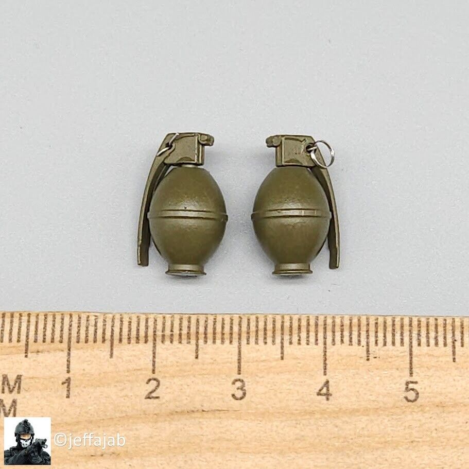 1:6 Ujindou Vietnam MACV-SOG Cross-Border Operation Metal M26 Grenades (x2)