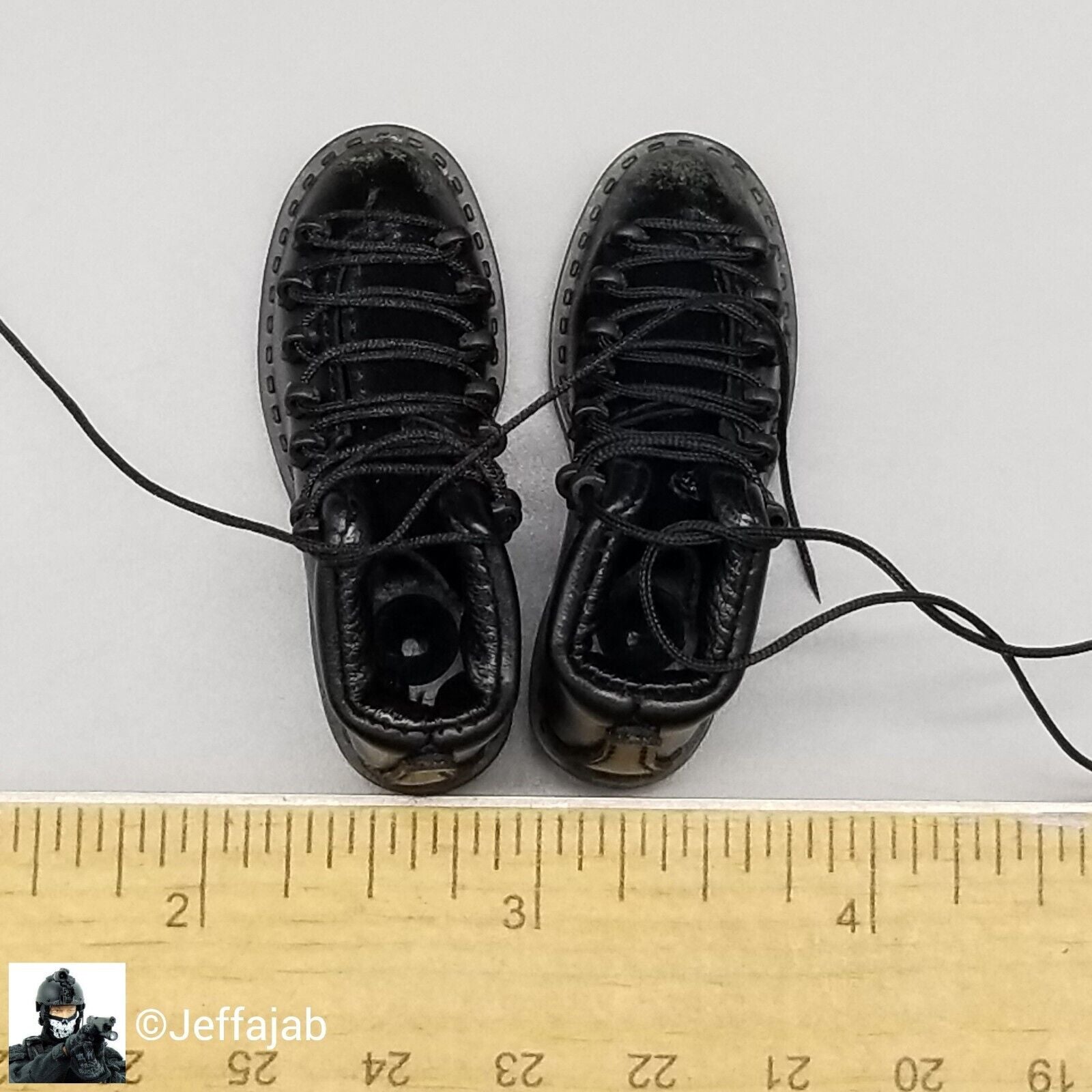 1:6 Easy & Simple PMC Urban Operation Sniper Black Hiking Boots 12" Figures