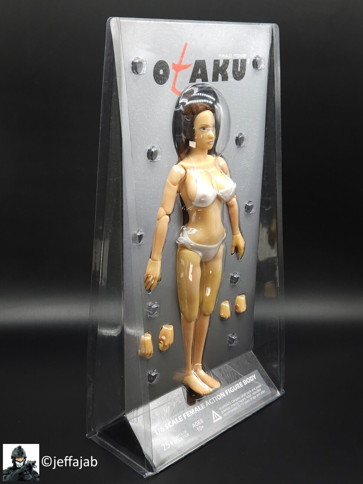 1:6 Triad Toys Female Otaku 1.0 Red Hair Caucasian Body 12" Figure READ NOTES
