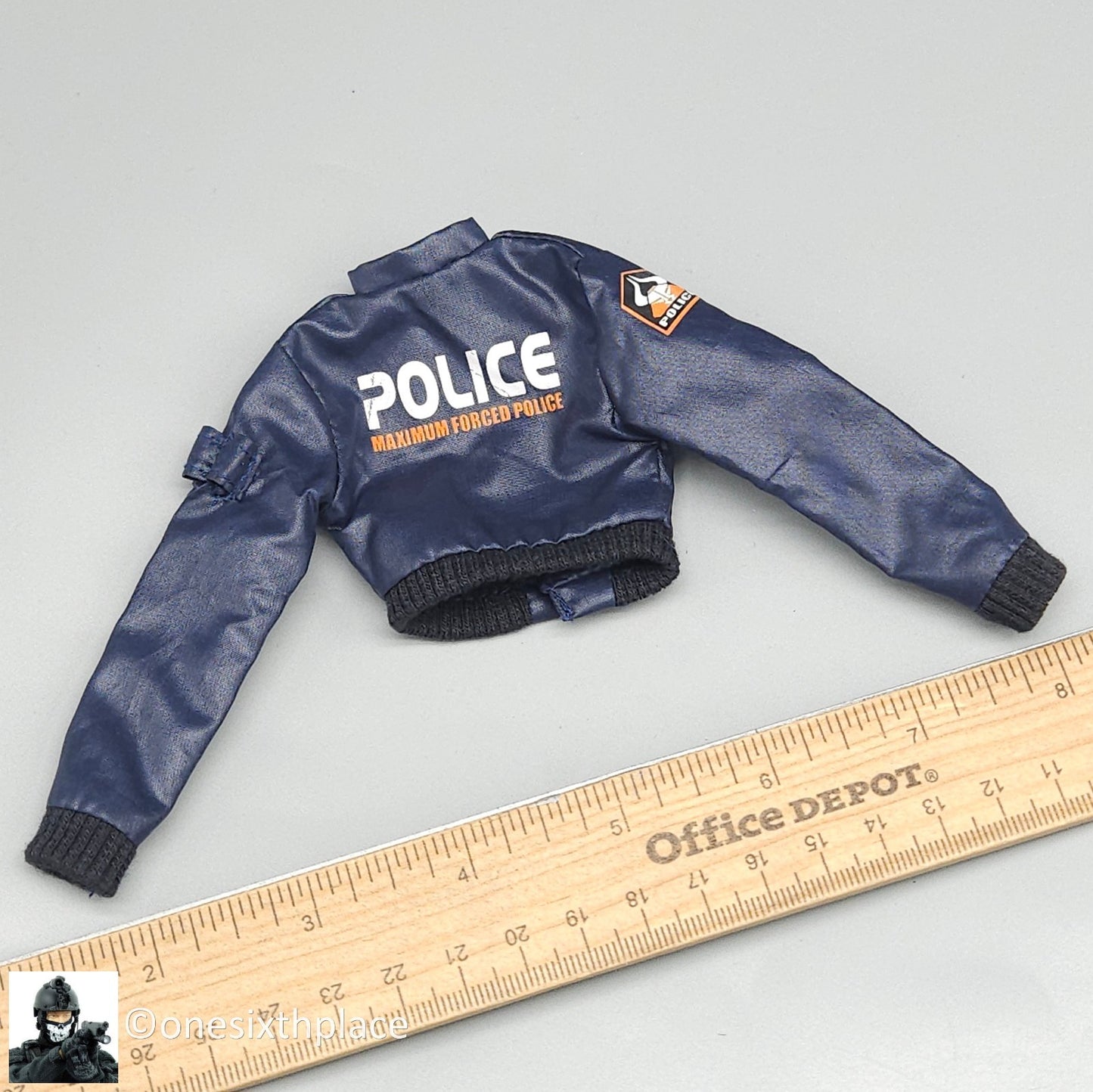 1:6 scale BBI CY Girl Blaze Female Blue Police Jacket for 12" Figures