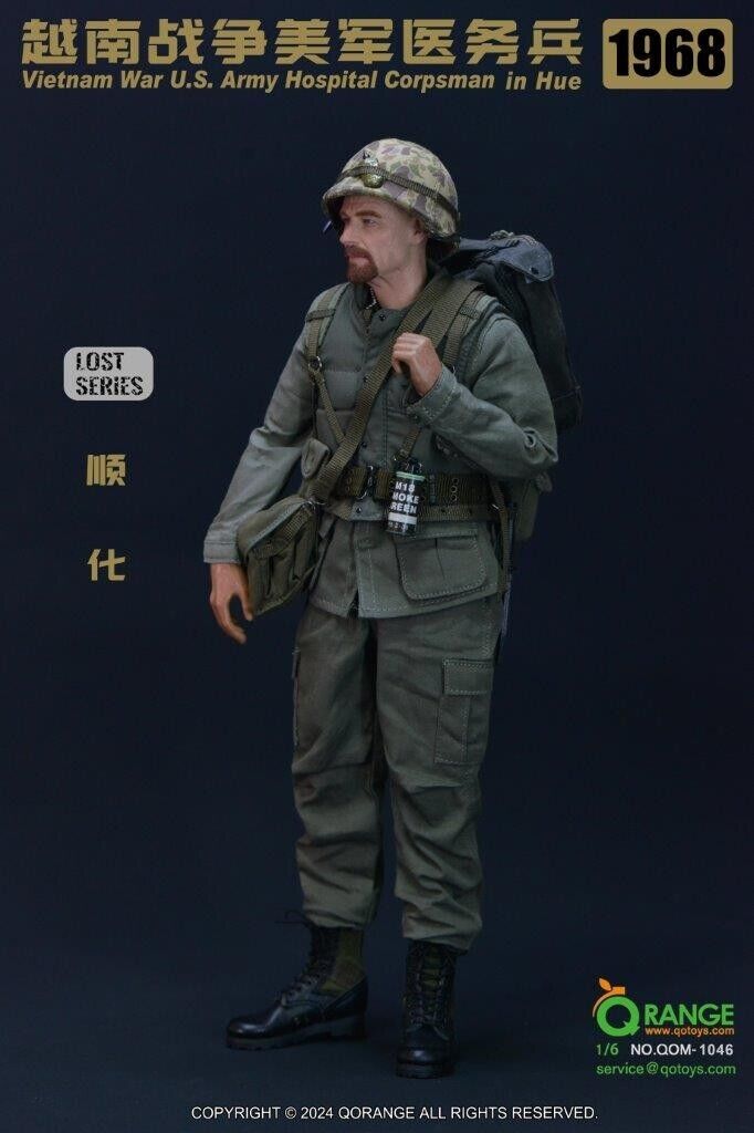 1:6 QO Toys Vietnam US Army Corpsman Surgical Instrument Kit for 12" Figures