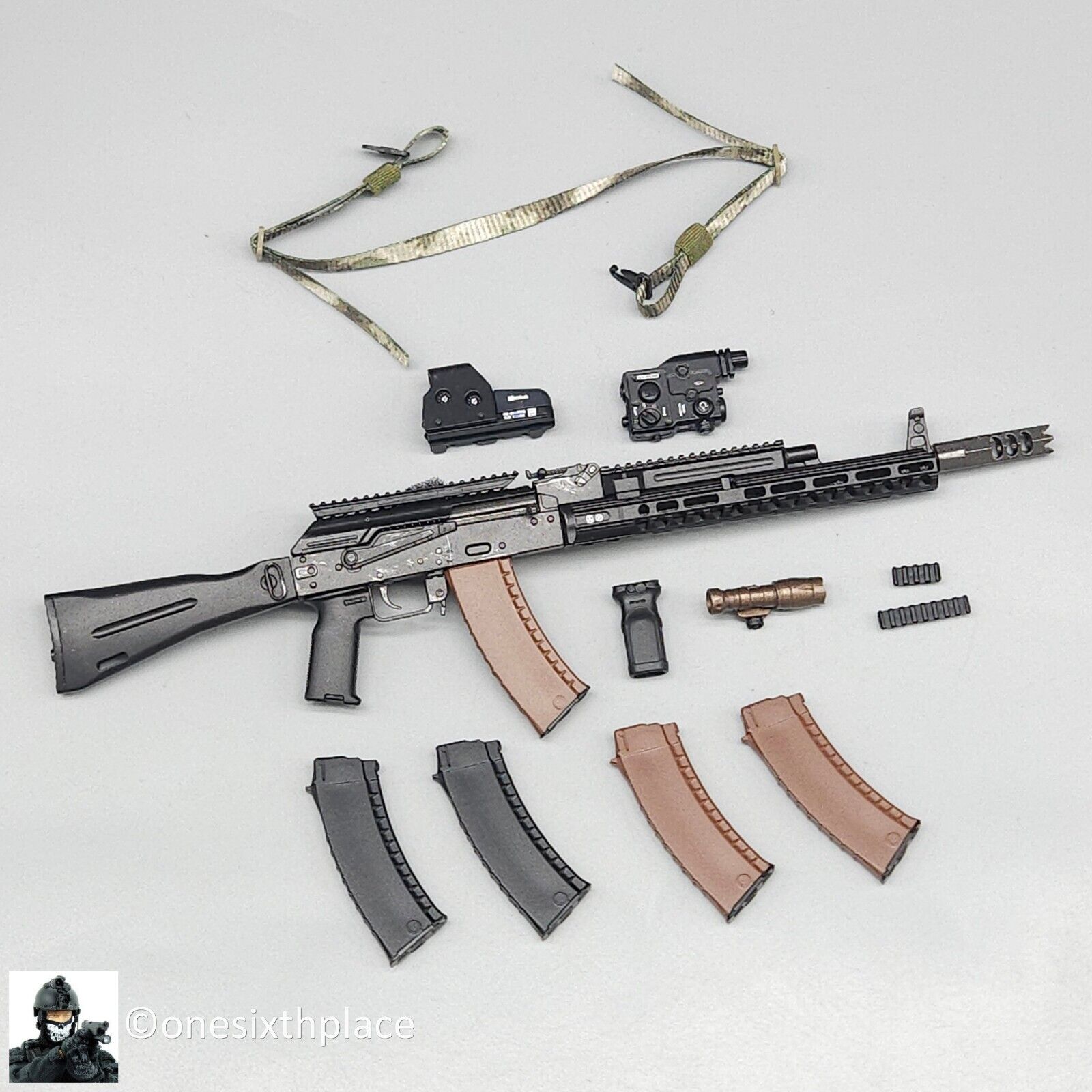 1:6 Easy & Simple Russian Rapid Response SOBR AK74M Rifle Set for 12" Figures