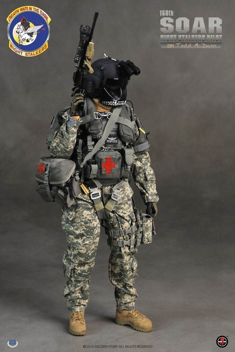 1:6 scale Soldier Story 160th SOAR Nightstalkers Pilot Todd McDunn 12" Figure