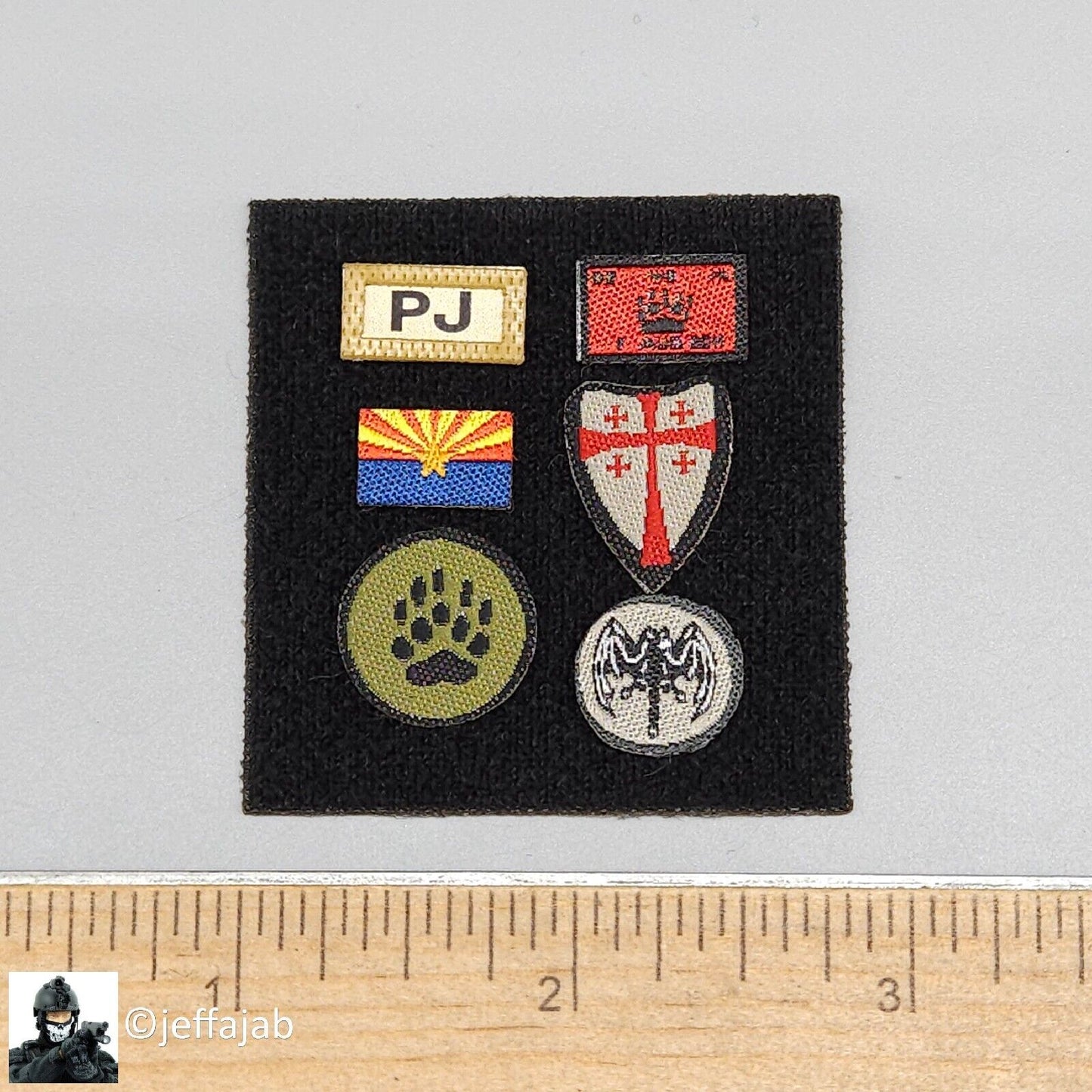 1:6 scale Easy & Simple Pararescue Jumpers Special Patches Set for 12" Figures