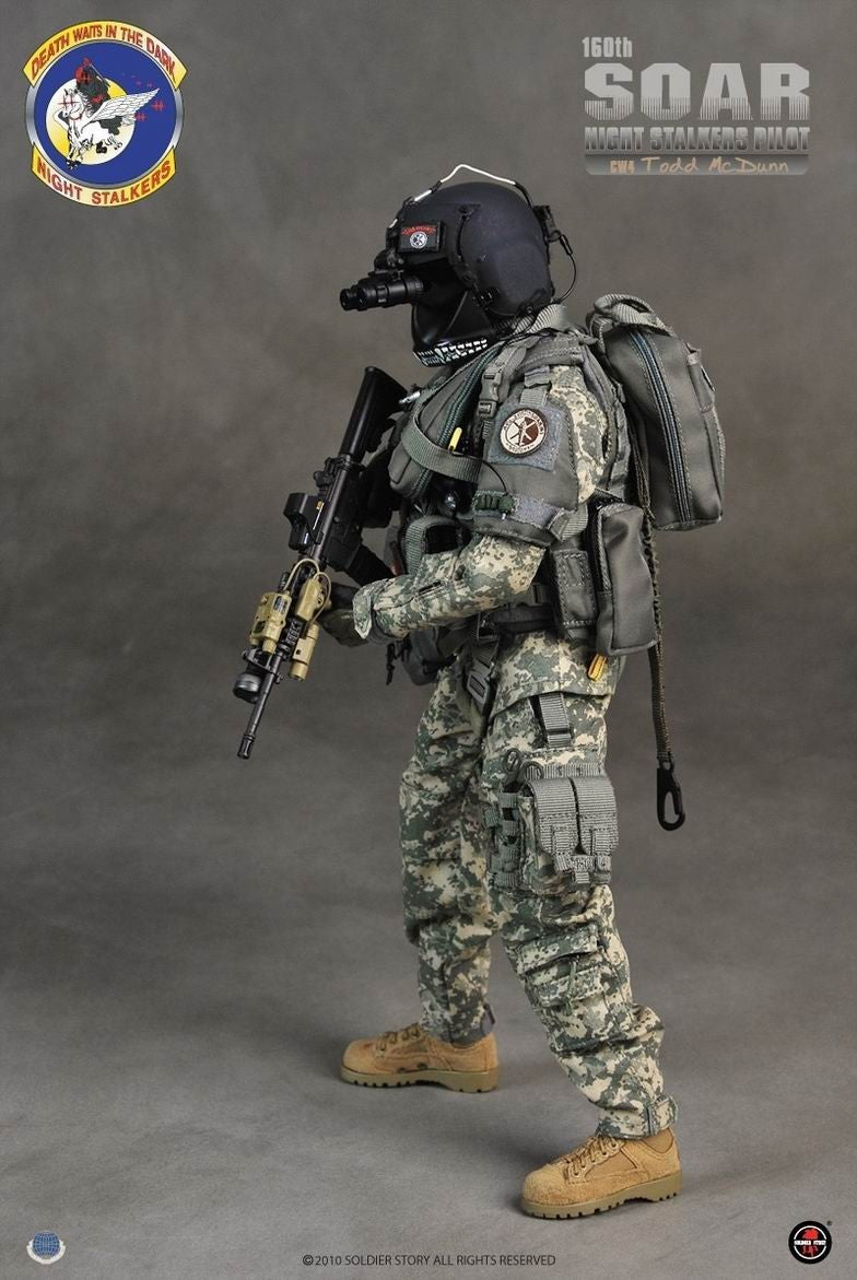 1:6 scale Soldier Story 160th SOAR Nightstalkers Pilot Todd McDunn 12" Figure