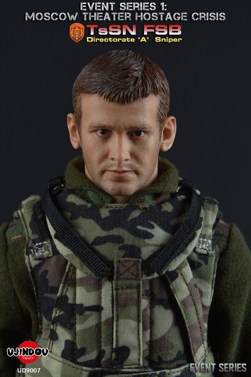 1:6 scale Ujindou Russian TsSN FSB PMK Gas Mask Pouch for 12" Figures