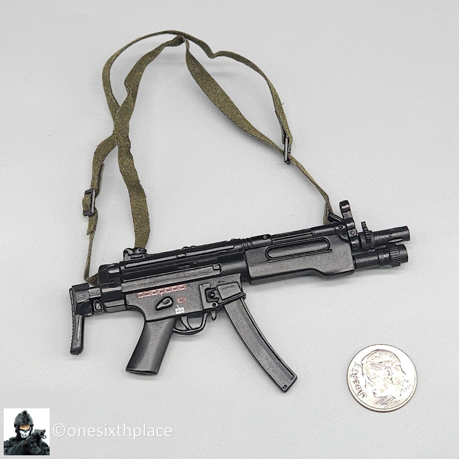 1:6 scale BBI USMC Force Recon Metal MP5 Submachine Gun for 12" Figures