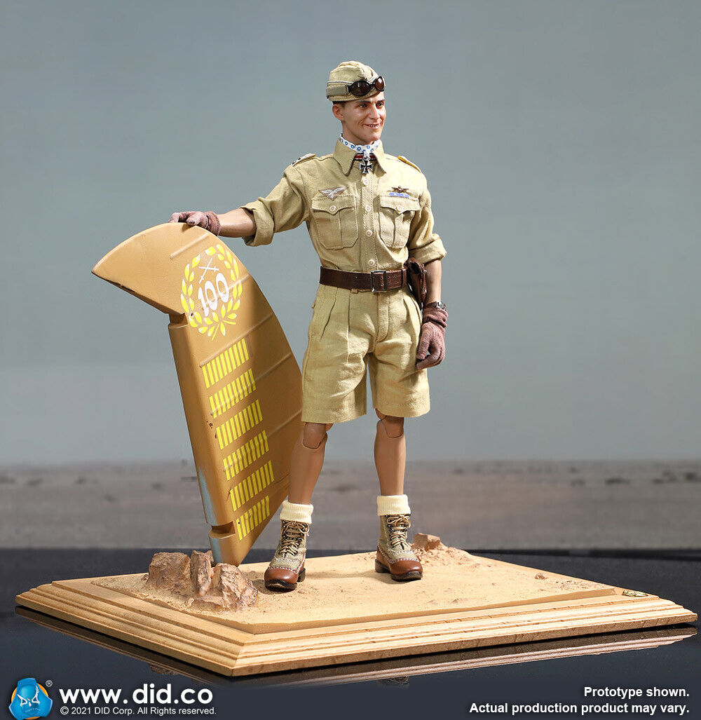 1:6 DiD WWII German Star of Africa Diorama Desert Figure Stand 12" GI Joe Dragon